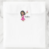 311 Desserts in Pink Runder Aufkleber (Tasche)