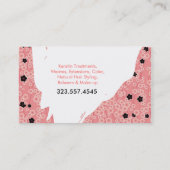 311-Diamond Pfirsich der Geisha-| Visitenkarte (Rückseite)