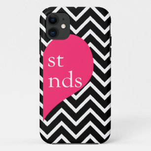 311 Die besten Freunde Herzstück Zickzack rechts Case-Mate iPhone Hülle