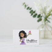 311 Dollface Nachtische Ebonie Visitenkarte (Stehend Vorderseite)