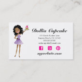 311 Dollface Nachtische Ebonie Visitenkarte (Rückseite)