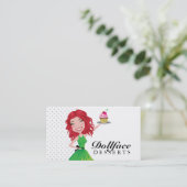 311 Dollface Nachtische Rubie Visitenkarte (Stehend Vorderseite)