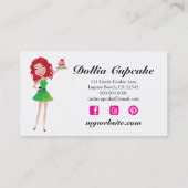311 Dollface Nachtische Rubie Visitenkarte (Rückseite)