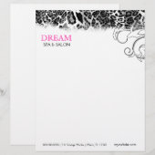 311 DreamPink Leopard Briefbogen (Vorne/Hinten)