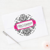 311 Eisen auf dem Kuchen - Erdbeere Runder Aufkleber (Umschlag)