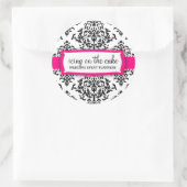 311 Eisen auf dem Kuchen - Erdbeere Runder Aufkleber (Tasche)