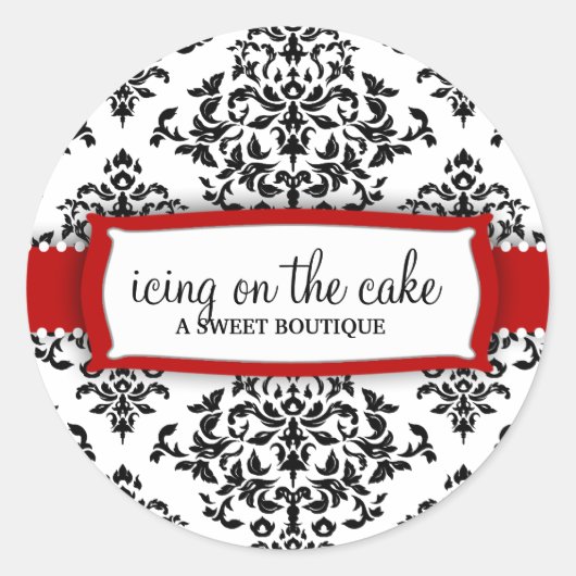 311 Eisen auf der Kuchenkirsche Runder Aufkleber (Vorderseite)