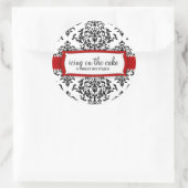 311 Eisen auf der Kuchenkirsche Runder Aufkleber (Tasche)