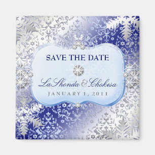 311 Eisprinzessin Winter Save the Date Magnet