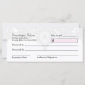 311 Fairy Sweetique Pink Stripes Geschenkgutschein (Rückseite)