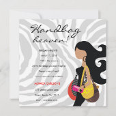 311-Fashionista Handbag Einladung (Vorderseite)