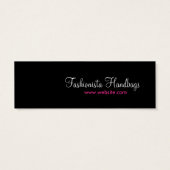 311-Fashionista Hang Tag (Rückseite)