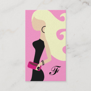 311 Fashionista-Platin-Blondine Visitenkarte