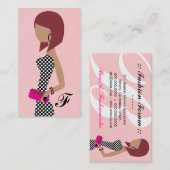 311 Fashionista-Pulver mein Nasen-rosaroter Visitenkarte (Vorne/Hinten)