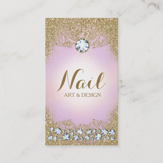 311 Flieder-Diamant-Vintager bezaubernder Visitenkarte (Vorderseite)