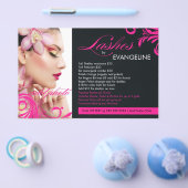 311 Flyer, rosafarbene Lashes Flyer (Einzeln)