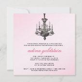 311-Französin Budoir| Vintag Pink - Einladung (Rückseite)