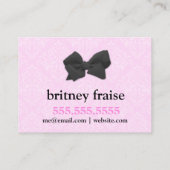 311 Fräulein Priss Zebra Heel Visitenkarte (Rückseite)