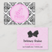 311 Fräulein Priss Zebra Heel Visitenkarte (Vorne/Hinten)