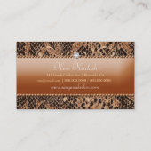 311 freches Snakeskin Visitenkarte (Rückseite)