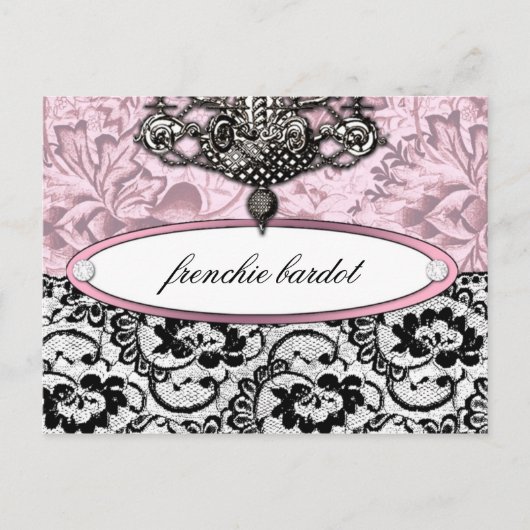 311 Frenchie Budoir Postkarte (Vorderseite)