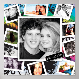 311-Fun Abschluss Collage Print Poster