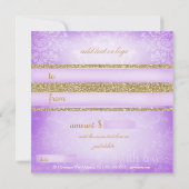 311 Geschenkgutachten für Lila Imitate Glitzer (Rückseite)