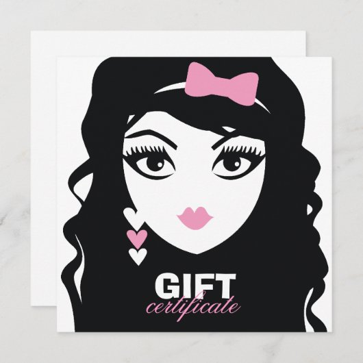 311 Geschenkgutschein "Sweet Heart Luscious Pink" (Vorne/Hinten)