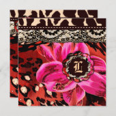 311 Geschenkgutschein "Wild Lily Pink Leopard" (Vorne/Hinten)