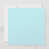 311 Glitzy Vintag Blue Chandelier Metallic Einladung (Rückseite)