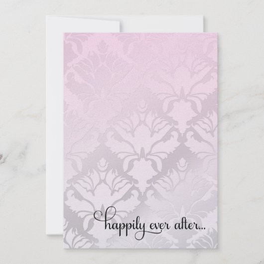 311 glücklich überhaupt nach dem Brautparty-Rosa Einladung (Vorderseite)