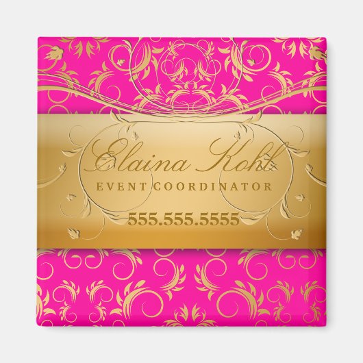 311-Golden diVine Business Magnet Passion Pink (Vorne)