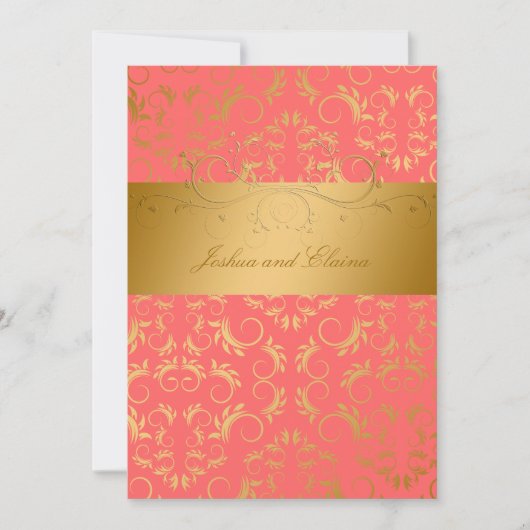 311-Golden diVine| Mango Einladung (Vorderseite)