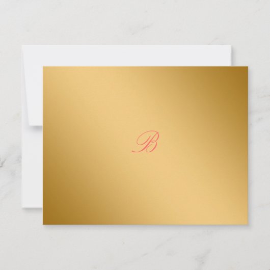 311-Golden diVine Mango RSVP Karte (Vorderseite)