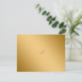 311-Golden diVine Mango RSVP Karte (Stehend Vorderseite)