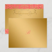 311-Golden diVine Mango RSVP Karte (Vorne/Hinten)