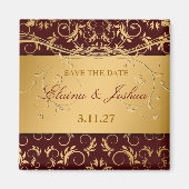 311-Golden diVine Save the Date Magnet (Vorne)