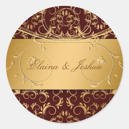 311-Golden diVine Sticker Brown (Vorderseite)