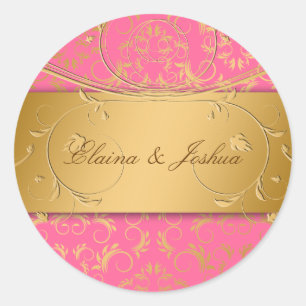 311-Golden erahnen die gebrannte Runder Aufkleber