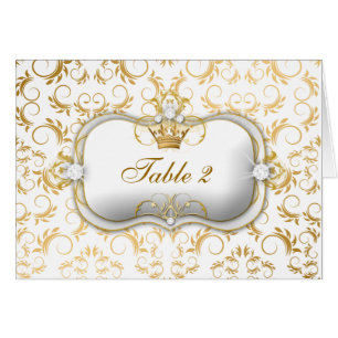 311 goldene göttliche weiße Tabellen-Karten Ciao