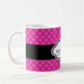 311 göttliche rosa Punkte Kaffeetasse (Links)