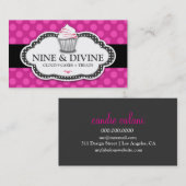 311 göttliche rosa Tupfen Visitenkarte (Vorne/Hinten)