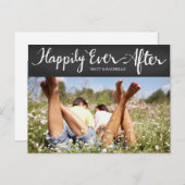 311 Graue glücklich je nach floraler Dankeschön Postkarte (Vorne/Hinten)