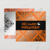 311-Halloween-Masquerade Einladung (Vorne/Hinten)