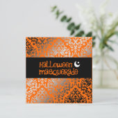 311-Halloween-Masquerade Einladung (Stehend Vorderseite)