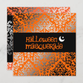 311-Halloween-Masquerade Einladung (Vorne/Hinten)