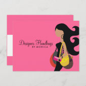 311-Handtaschen-Party Postkarte (Vorne/Hinten)