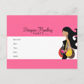 311-Handtaschen-Party Postkarte (Rückseite)