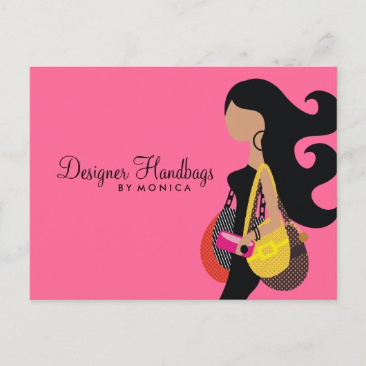 311-Handtaschen-Party Postkarte (Vorderseite)
