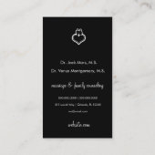 311 Heirat-Therapeut-Rosa Visitenkarte (Rückseite)